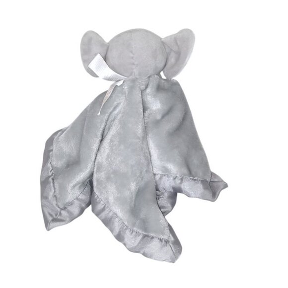 2020 Carter's Plush Elephant Closed Eyes Gray Lovey Security Blanket 14" - Picture 2 of 7